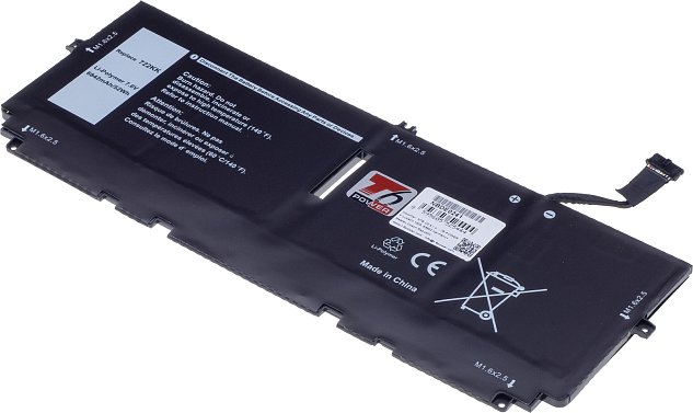 Baterie T6 Power pro Dell XPS 13 9300, XPS 13 9310, 6842mAh, 52Wh, 4cell, Li-pol