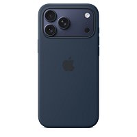 iPhone 17 Pro Max Silicone Case with MS–Midnight