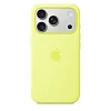 iPhone 17 Pro Silicone Case with MS – Neon Yellow