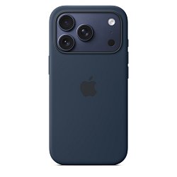 iPhone 17 Pro Silicone Case with MS – Midnight