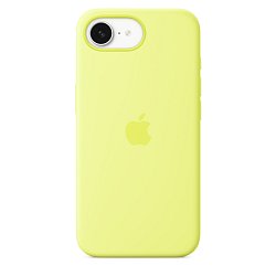 iPhone 16e Silicone Case – Neon Yellow