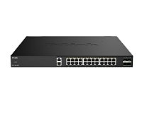 D-Link DXS-1250-28YP/E 28-Port 10G Multi-Gigabit PoE++ Smart Managed Switch with 4 x 25G SFP28 Ports