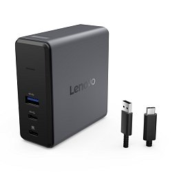 Lenovo Dual USB-C 65W GaN Charger Lenovo Dual USB-C 65W GaN Charger