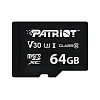 Patriot VX V30 U3/Micro SDXC/64GB/UHS-I U3 / Class 10