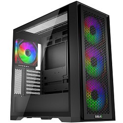 EVOLVEO Rhino, eATX/ATX/4x ARGB/bočnice sklo/mesh EVOLVEO Rhino, eATX/ATX/4x ARGB/bočnice sklo/mesh