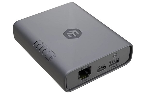 Mikrotik EC25-EU&KNe, KNOT Embedded LTE4, IoT/LTE Gateway, 1x Gb Eth(PoE-in), eSIM+Nano SIM,RouterOS