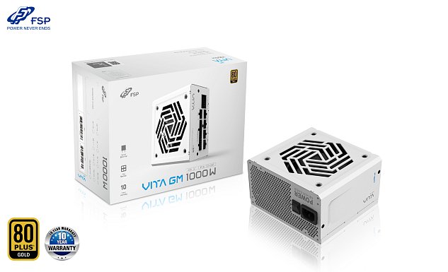 FSP VITA GM White/1000W/ATX 3.1/80PLUS Gold/Modular/Retail