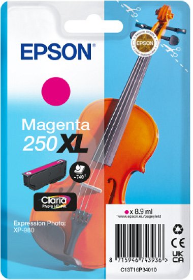 Epson Singlepack Magenta 250XL ink