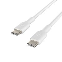 BELKIN kabel USB-C - USB-C, 2m, bílý