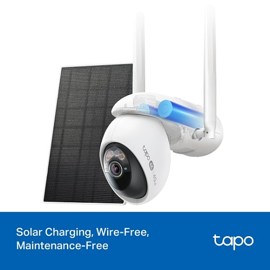 Tapo C665G KIT Solar-powered 4G Security camera