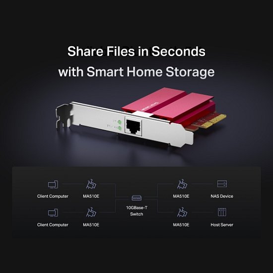 Mercusys MA510E 10Gb PCIe Network Adapter