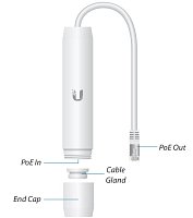 Ubiquiti INS-3AF-O-G PoE, Instant Outdoor PoE Converter, 48V 802.3af/24V pasivní PoE, venkovní