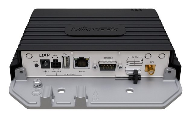 Mikrotik LtAP-2HnD&R11e-LTE7, ltAP LTE7 kit, 1x Gb Eth port, 1x miniPCI-e, 3x miniSIM slot, RouterOS