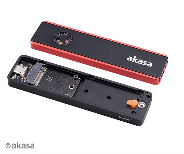 AKASA USB 3.2 Gen 2 ext. rámeček pro M.2 SSD RGB