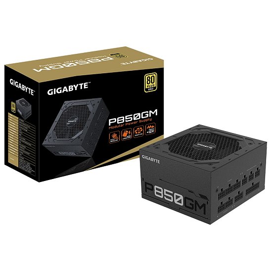GIGABYTE zdroj 850W 80PLUS Gold Modular