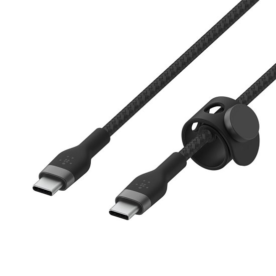Belkin kabel USB-C s konektorem USC-C,1M černý pletený