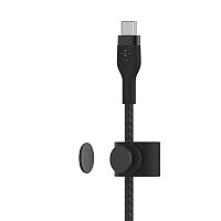 Belkin kabel USB-C s konektorem USC-C,1M černý pletený