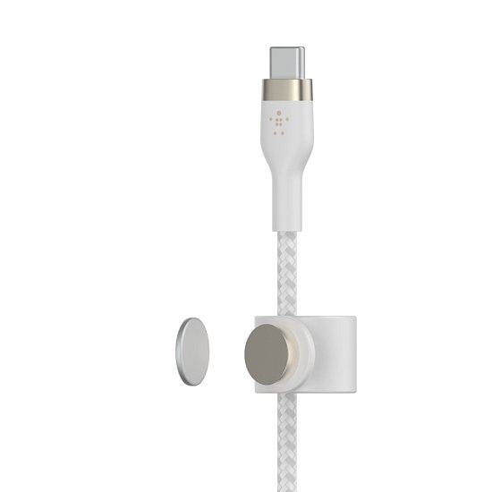 Belkin kabel USB-C s konektorem USC-C,2M bilý pletený