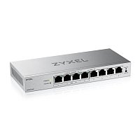 Zyxel GS1200-8HP v3, 8 Port Gigabit PoE+ webmanaged Desktop Switch, 4x PoE, 68 Watt