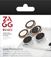 ZAGG Ochranná čočka Premium pro Apple iPhone 17 Pro/Pro Max/16 Pro/Pro Max/15 Pro/Pro Max - oranžová