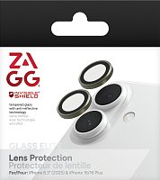 ZAGG Ochranná čočka Premium pro Apple iPhone 17/16/16+ - zelená