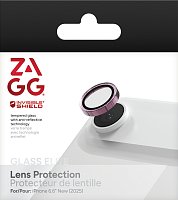 ZAGG Ochranná čočka Premium pro Apple iPhone Air - růžová třpytka