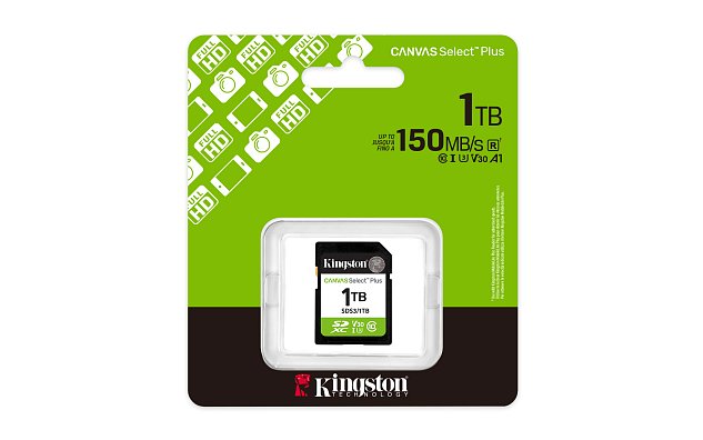 Kingston Canvas Select Plus/SDXC/1TB/UHS-I U3 / Class 10
