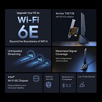 TP-Link Archer TXE73E Triband WiFi6E BT PCIe adap.