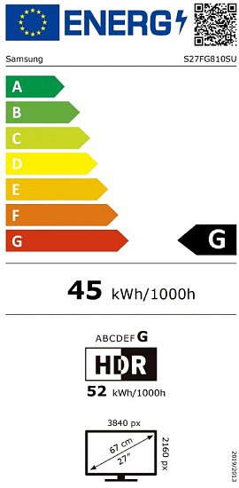 Samsung Odyssey OLED G8/LS27FG810SUXEN/27
