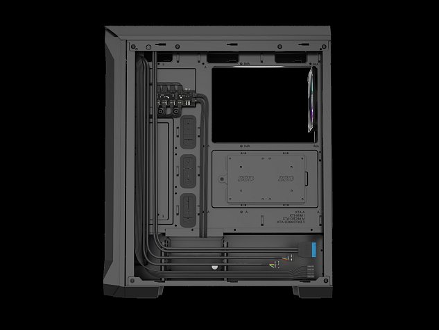 Počítačová skříň Genesis IRID 505 ARGB V2/Midi Tower/Transpar./Černá