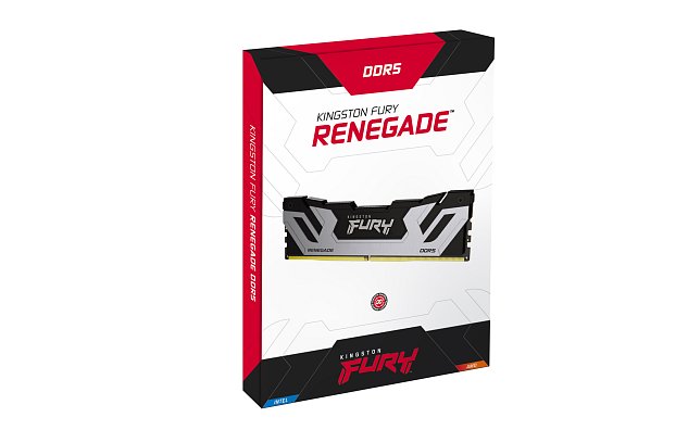 Kingston FURY Renegade/DDR5/24/8000MHz/CL38/1x24GB/Black/Silv