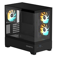 GIGABYTE C201 PANORAMIC/Midi Tower/Transpar./Černá