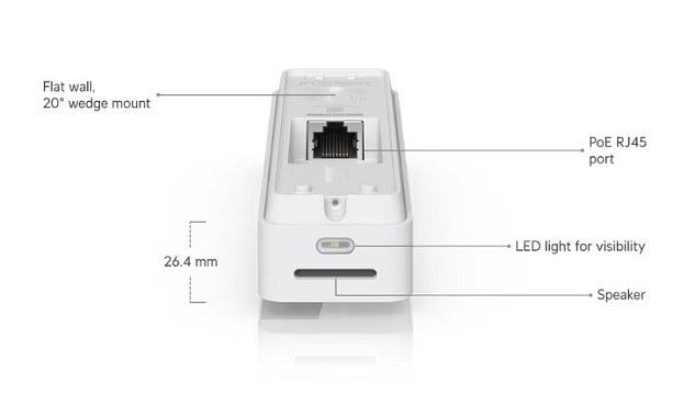 Ubiquiti UVC-Doorbell-Lite-W, UniFi Protect Doorbell Lite, bílá