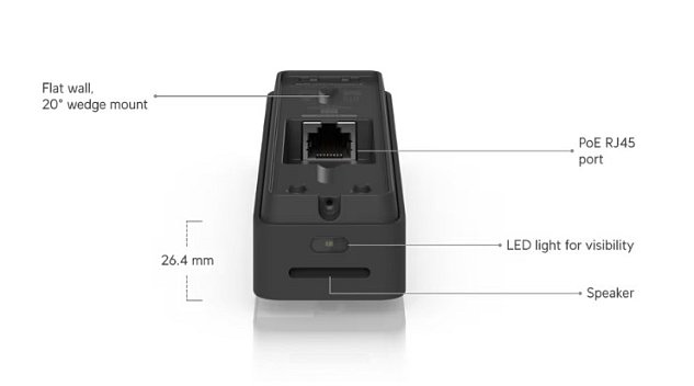 Ubiquiti UVC-Doorbell-Lite-B, UniFi Protect Doorbell Lite, černá