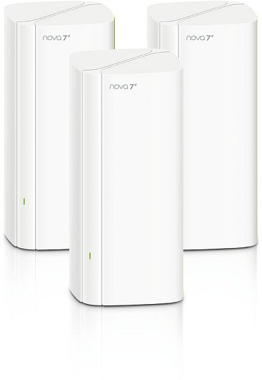Tenda Nova EE3 Pro (3-pack) WiFi7 BE3600 Mesh Gigabit system, 9x GLAN/GWAN, WPA3, VPN, CZ app