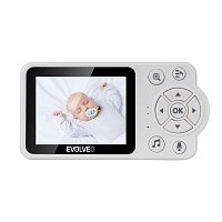EVOLVEO Baby Monitor N3, dětská videochůvička, růžová