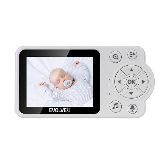 EVOLVEO Baby Monitor N3, dětská videochůvička, růžová