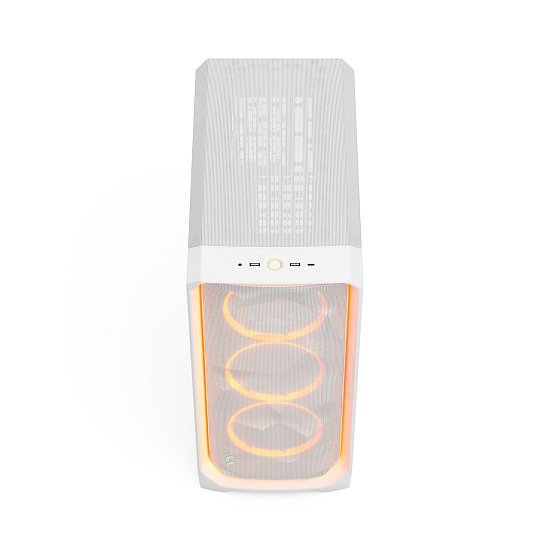 Fractal Design Meshify 3 Ambience Pro TG/Midi Tower/Transpar./Bílá