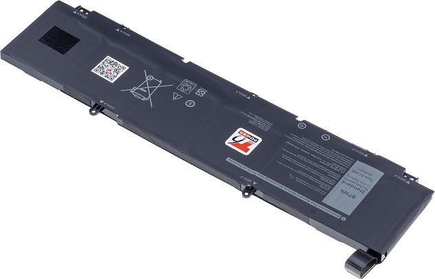 Baterie T6 Power Dell Precision 5750, 5760, XPS 9700, 9710, 9720, 8500mAh, 97Wh, 6cell, Li-pol