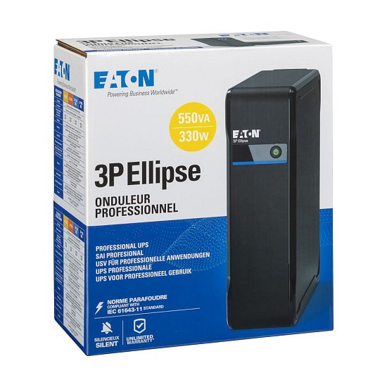Eaton UPS 1/1fáze,550VA - 3P Ellipse 550 IEC