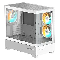 GIGABYTE C201 PANORAMIC ICE/Midi Tower/Transpar./Bílá