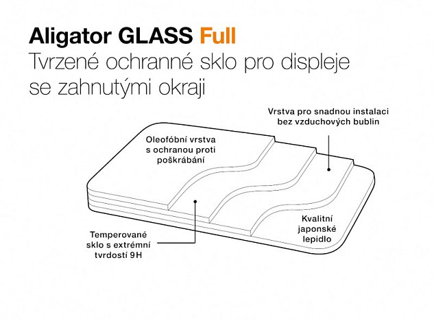 Aligator sklo GLASS FULL Xiaomi Not 14 Pro/Pro+