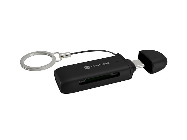 Čtečka karet Natec SCARAB C SD/MICRO SD USB 3.2 GEN 1, Černá