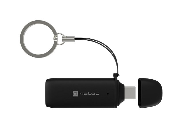 Čtečka karet Natec SCARAB C SD/MICRO SD USB 3.2 GEN 1, Černá