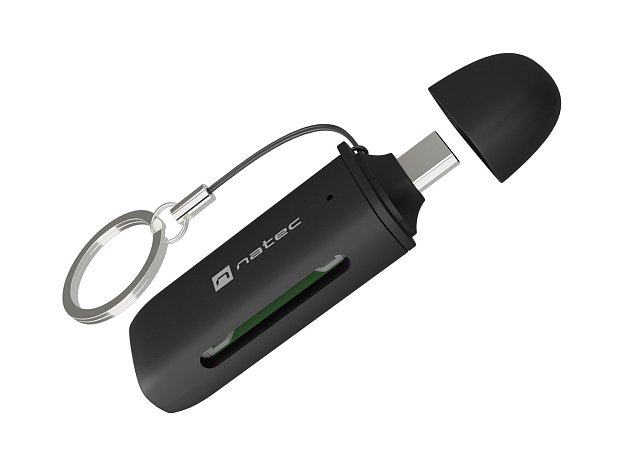 Čtečka karet Natec SCARAB C SD/MICRO SD USB 3.2 GEN 1, Černá