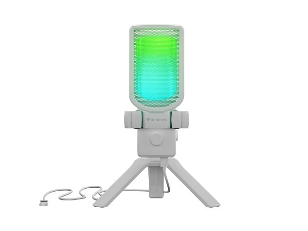 Streamovací mikrofon Genesis RADIUM 250, Bílý
