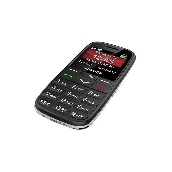 ALIGATOR A770 Senior černý + stol.nab.