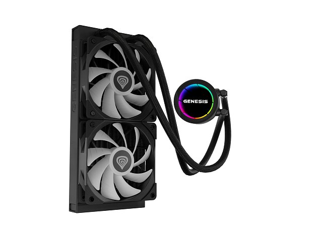 Vodní chlazení Genesis HYDRIA 240, ARGB, černé