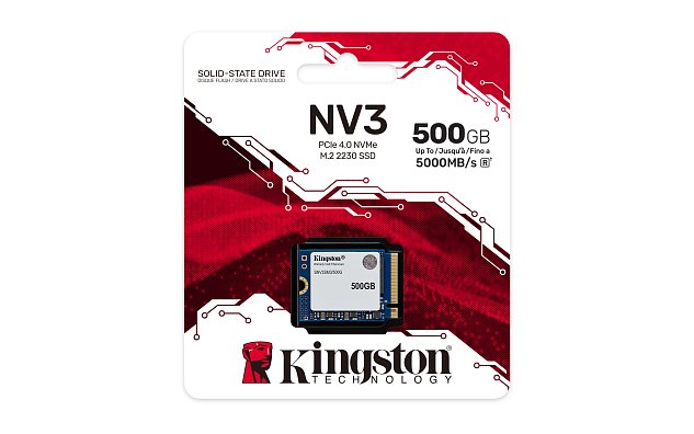 Kingston NV3 2230/500GB/SSD/M.2 NVMe/5R