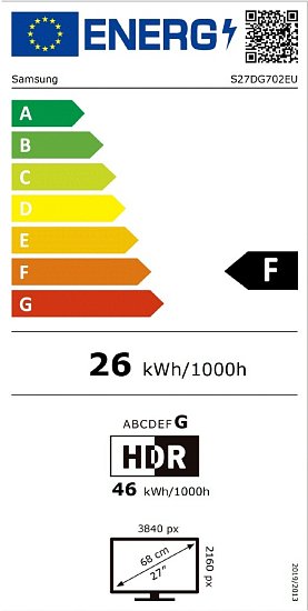 Samsung Odyssey G7/LS27DG702EUXDU/27